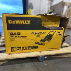 DALLAS LOCATION - DEWALT 21 in. 150cc Briggs and Stratton 625ex Engine Rear Wheel Drive 2-in-1 Gas Self Propelled Walk Behind Lawn Mower