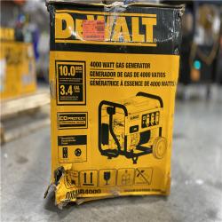 DALLAS LOCATION - DEWALT 4500 / 4000- Watt Gas Powered Portable Generator with Idle Control, Covered Outlets and CO Protect