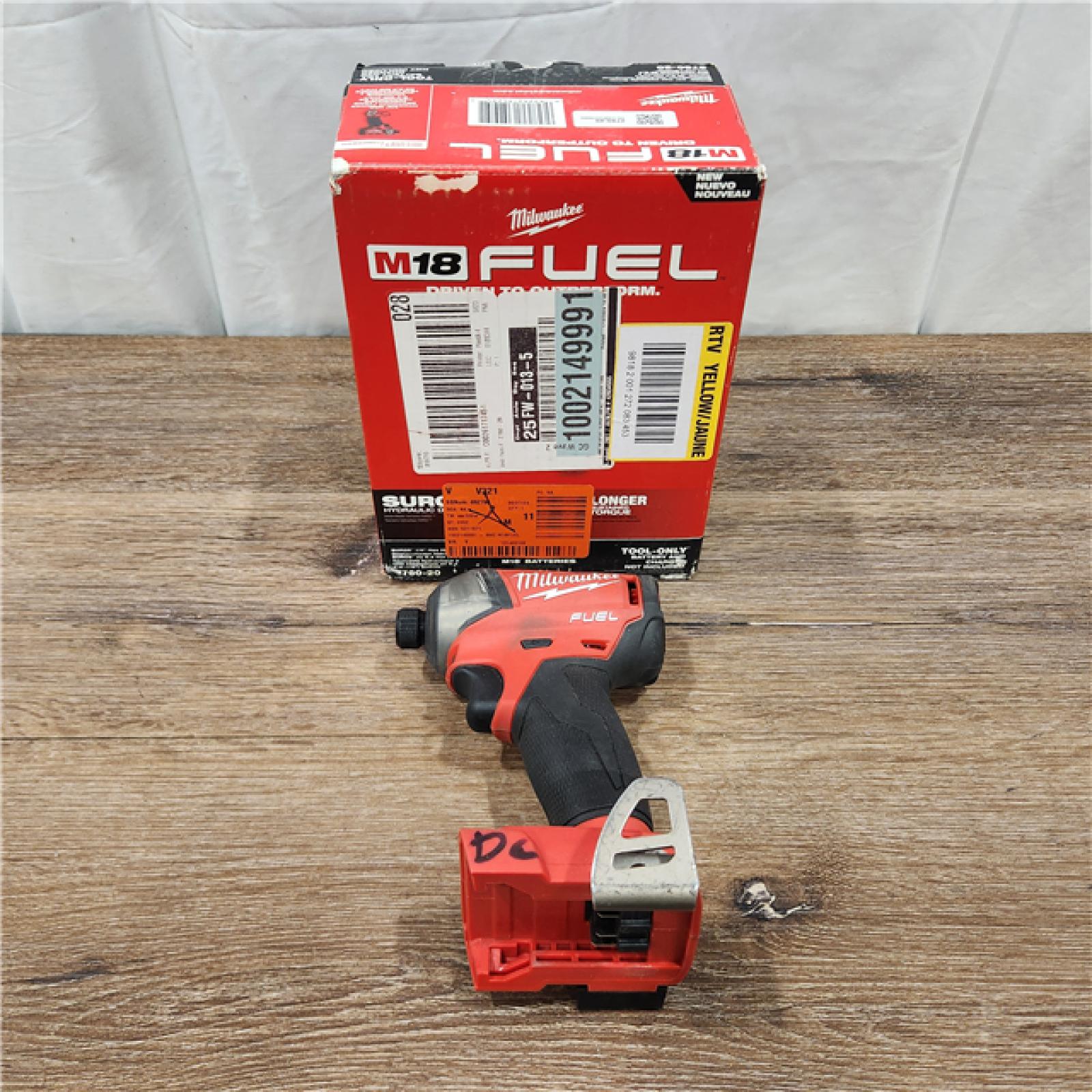 AS-IS M18 FUEL SURGE 18V Lithium-Ion Brushless Cordless 1/4 in. Hex Impact Driver (Tool-Only)