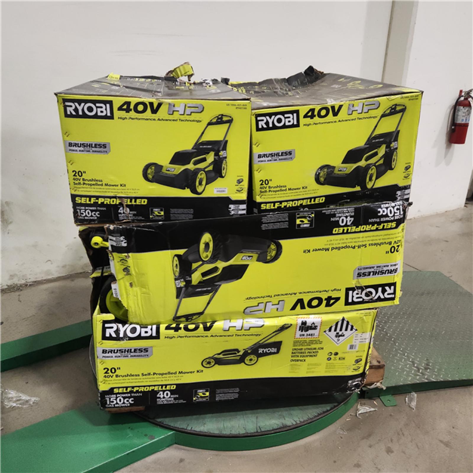 Dallas Location - As-Is 40V HP BRUSHLESS 20 SELF-PROPELLED LAWN MOWER(Lot Of 6)