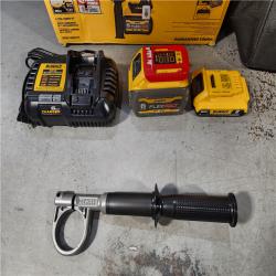 HOUSTON LOCATION - AS-IS DEWALT 20V MAX Cordless Brushless Hammer Drill/Driver 2 Tool Combo Kit with FLEXVOLT ADVANTAGE