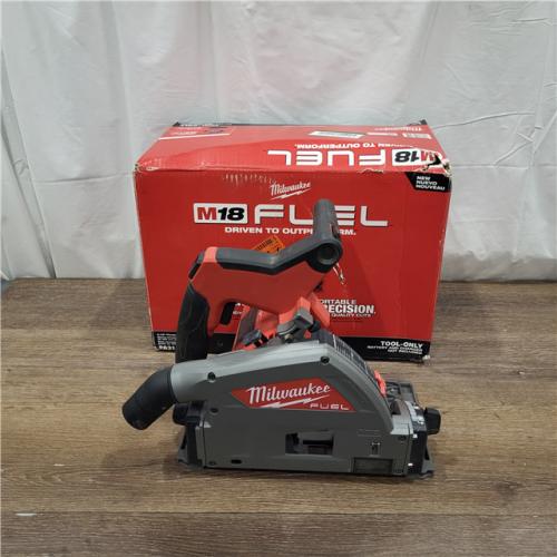 AS-IS Milwaukee M18 FUEL 18V Lithium-Ion Cordless Brushless 6-1/2 in. Plunge Cut Track Saw (Tool-Only)