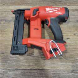 AS-IS M18 FUEL 18-Volt Lithium-Ion Brushless Cordless 18-Gauge 1/4 in. Narrow Crown Stapler (Tool-Only)