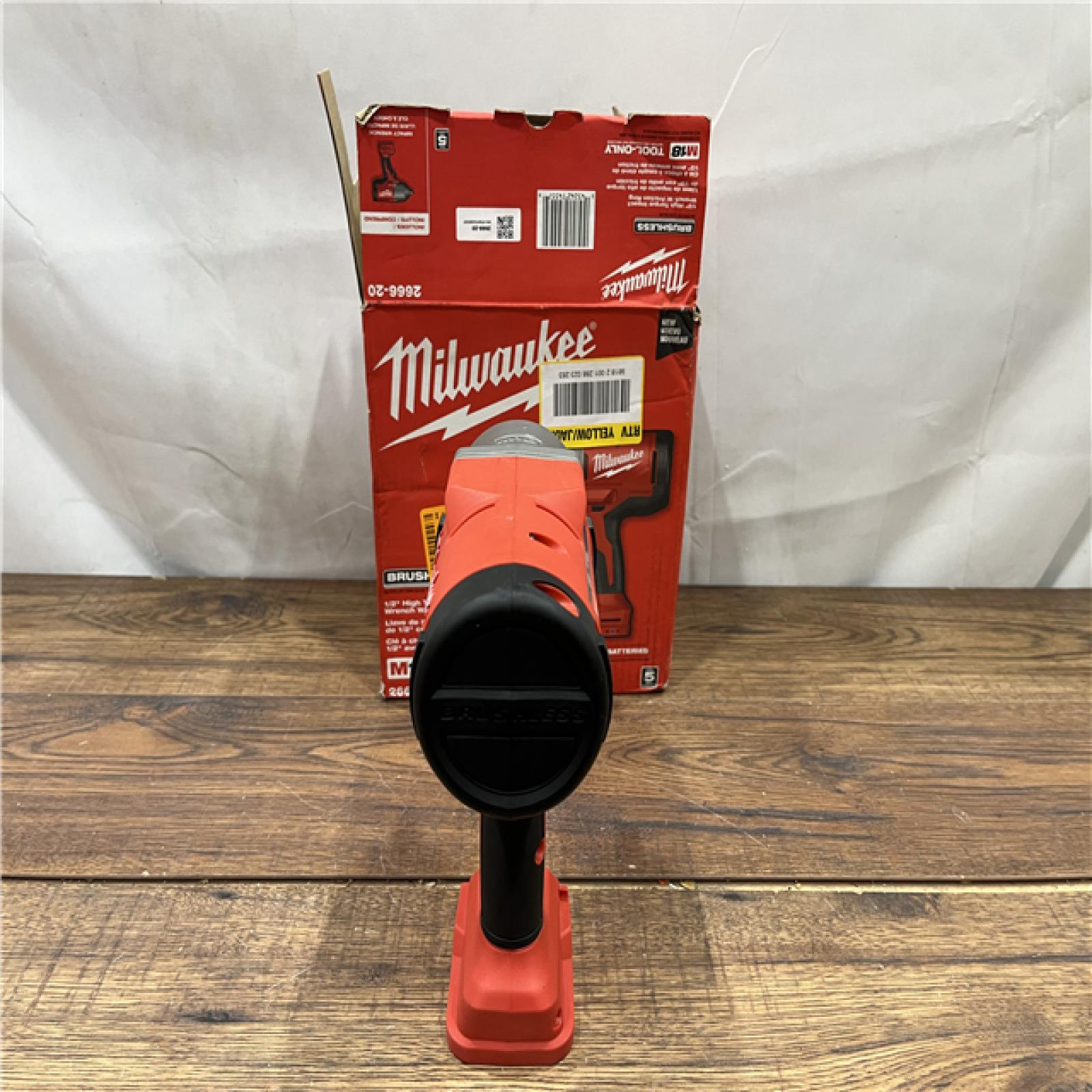 AS IS Milwaukee 2666-20 M18 18-Volt Lithium-Ion Brushless 1/2 in. High Torque Impact Wrench with Friction Ring (Tool-Only)