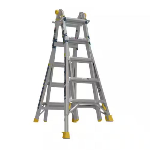 DALLAS LOCATION - Werner 22 ft. Reach Aluminum 5-in-1 Multi-Position Pro Ladder with Built-in Leveling 375 lbs