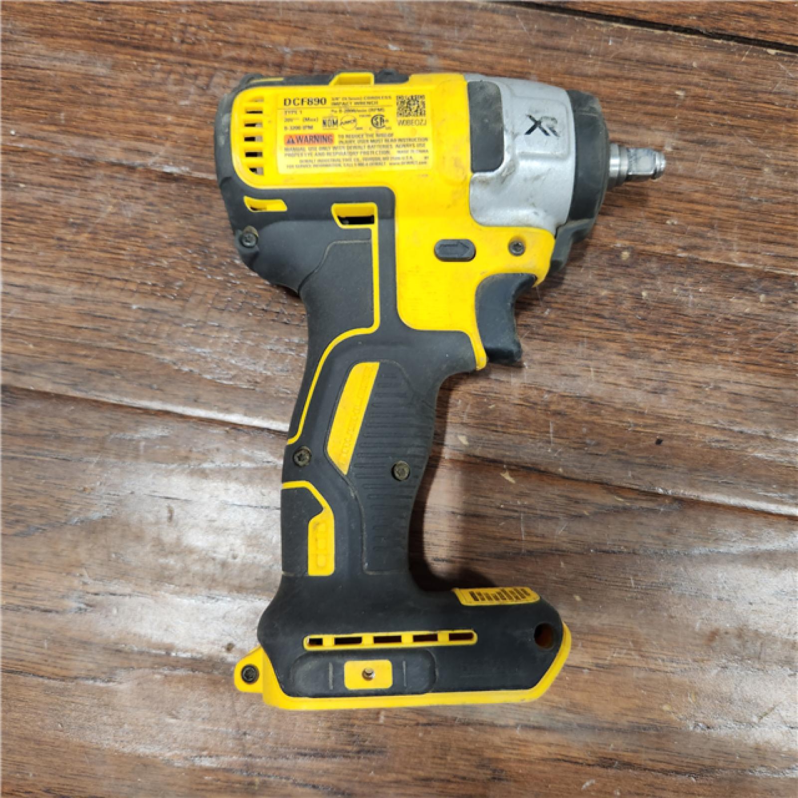 AS-IS DEWALT 20-Volt MAX XR Cordless 1/2 in. Impact Wrench (Tool-Only) (DCF891B)