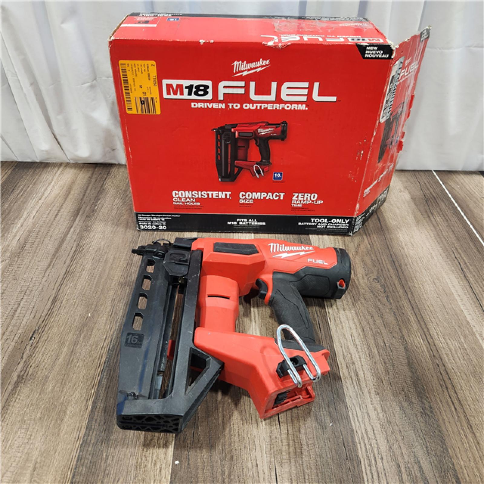 AS IS Milwaukee Tool Cordless Finish Nail Gun 18 V 3020-20