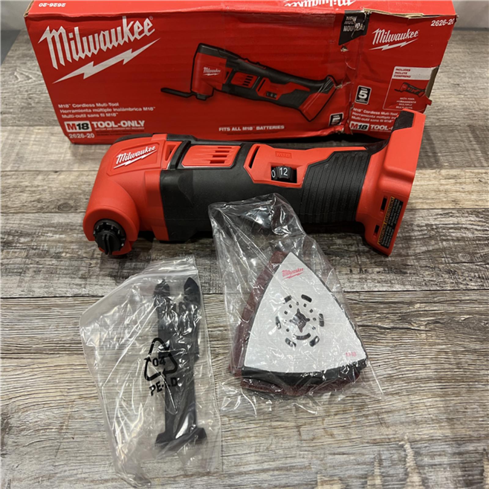 AS-IS Milwaukee 2626-20 M18 Lithium-Ion Cordless Multi-Tool (Tool Only)