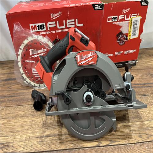 AS-IS Milwaukee M18 FUEL 18V Lithium-Ion Brushless Cordless 7-1/4 in. Circular Saw (Tool-Only)