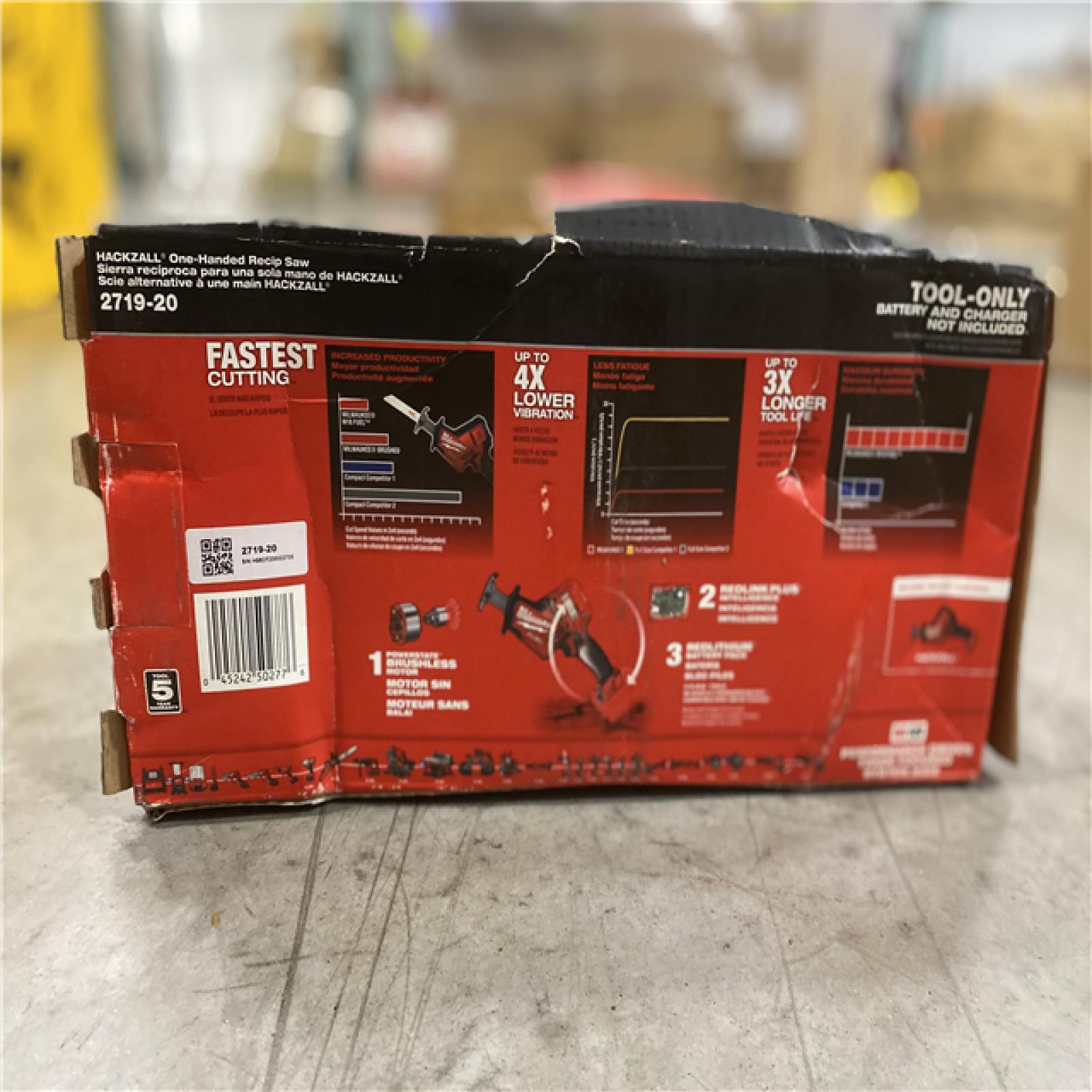 NEW! - Milwaukee M18 FUEL 18V Lithium-Ion Brushless Cordless HACKZALL Reciprocating Saw (Tool-Only)