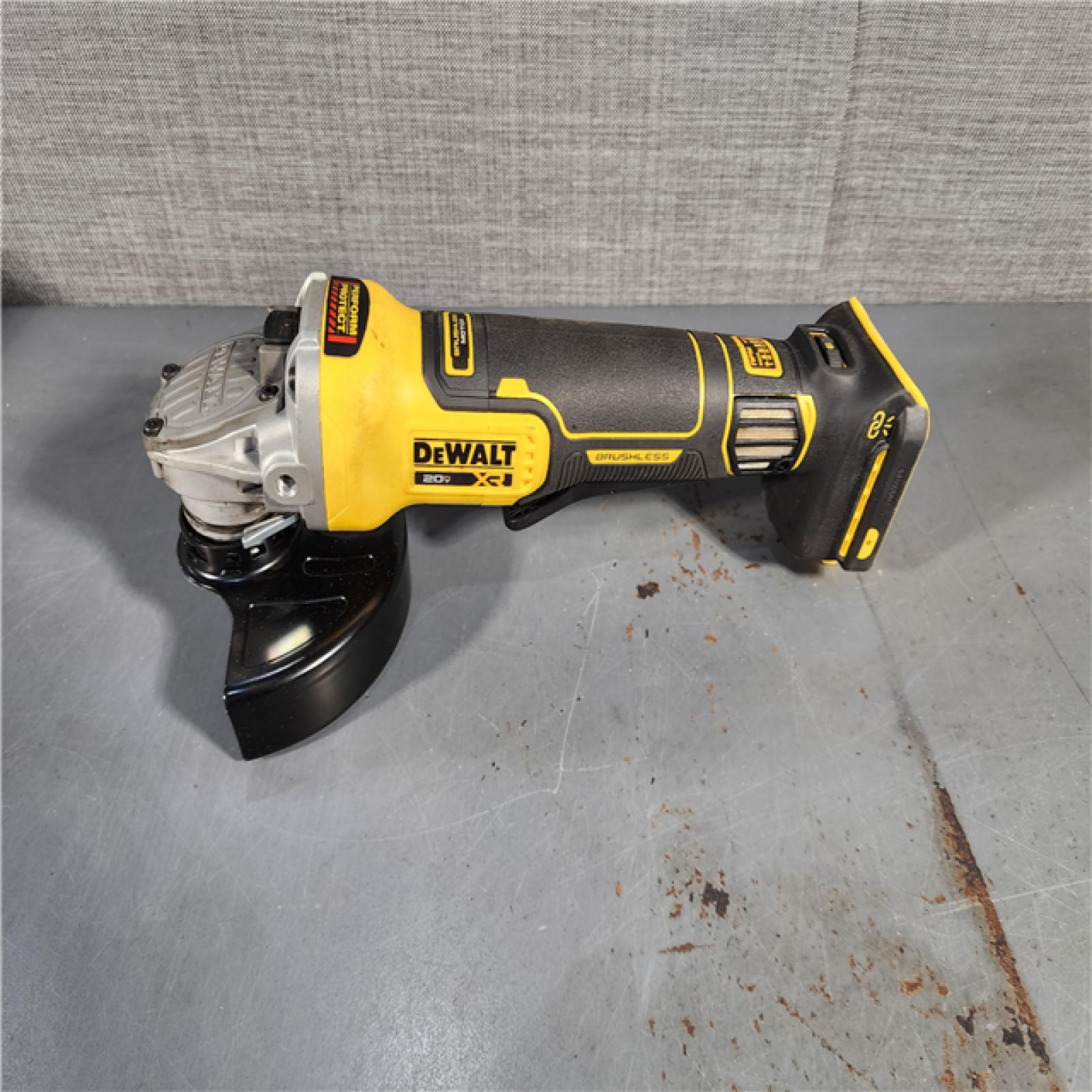 HOUSTON LOCATION - AS-IS 20V XR Cordless 4-1/2. in. to 5 in. Variable Speed Angle Grinder (Tool Only)