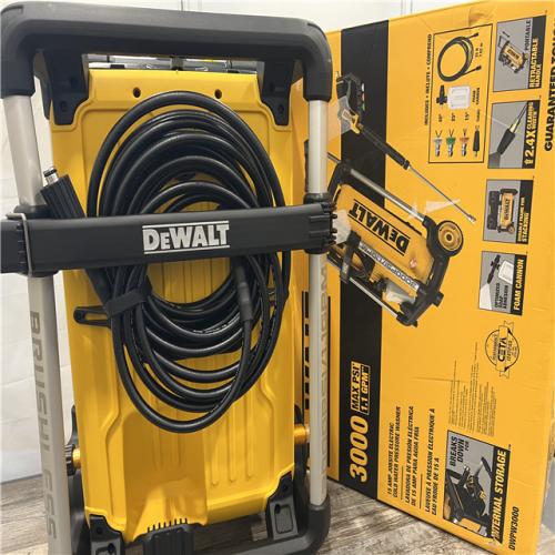 AS-IS DEWALT 3000 PSI 1.1 GPM 15 Amp Cold Water Electric Pressure Washer with Internal Equipment Storage