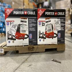 DALLAS LOCATION - Porter-Cable 6 Gal. Portable Electric Air Compressor with 16-Gauge, 18-Gauge and 23-Gauge Nailer 3 Tool Combo Kit PALLET - (4 UNITS)