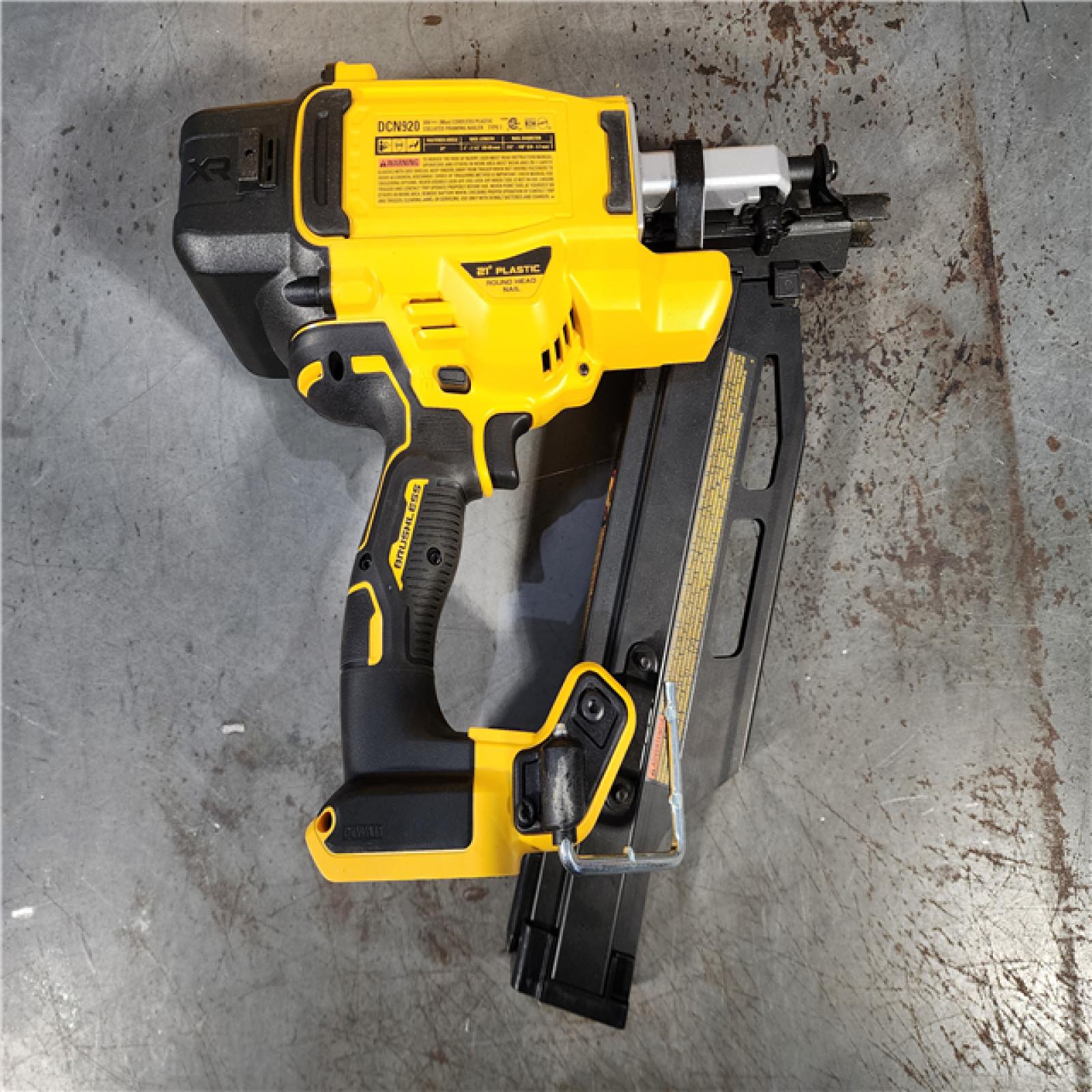 HOUSTON LOCATION - AS-IS DEWALT 20-Volt 21Â° Cordless Framing Nailer (Tool-Only)