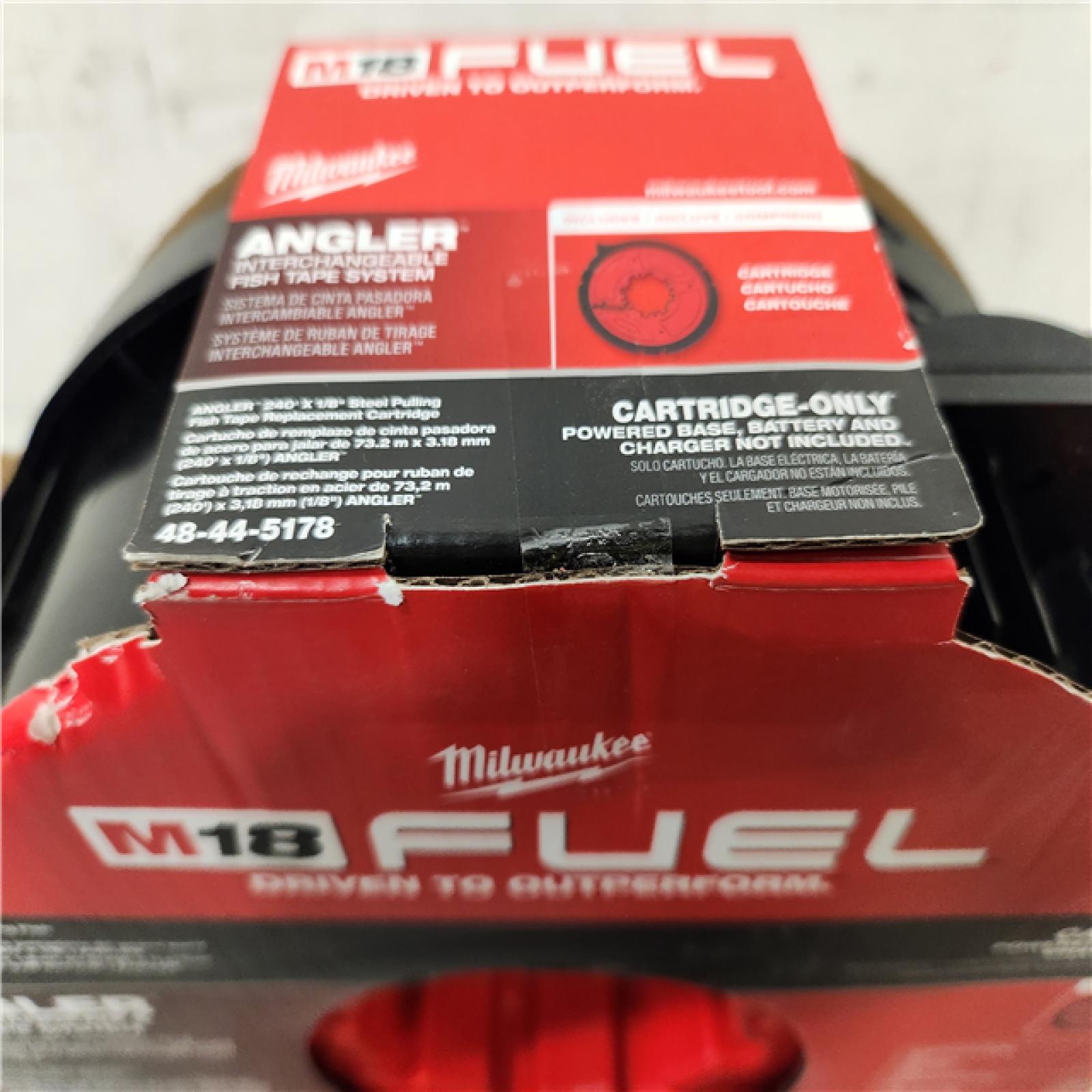 Phoenix Location Sealed Milwaukee M18 Fuel Angler 120 ft. x 1/8 in. Steel Pulling Fish Tape Drum