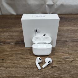 AS-IS Apple - AirPods (3rd generation) with Lightning Charging Case - White