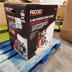 DALLAS LOCATION - AS-IS RIDGID K-400 Drain Cleaning Snake