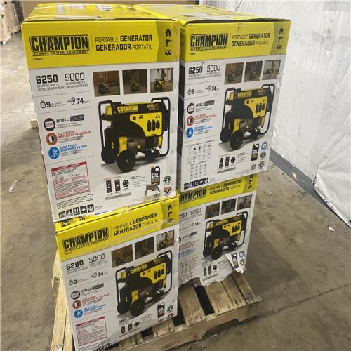 Houston Location - AS-IS Champion 6250 Running Watts Generator 4 units