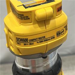 AS-IS Dewalt 20V MAX XR Brushless Cordless Compact Router (Tool Only)