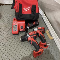 Houston location AS-IS Milwaukee Electric Tools 2691-22 MILWAUKEE M18 COMBO KITS LIKE NEW