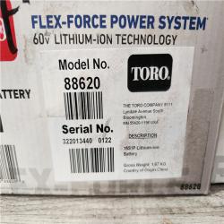 Phoenix Location NEW Toro 60V MAX* Flex-Force 2.5Ah Lithium-Ion Battery (2 Pack)