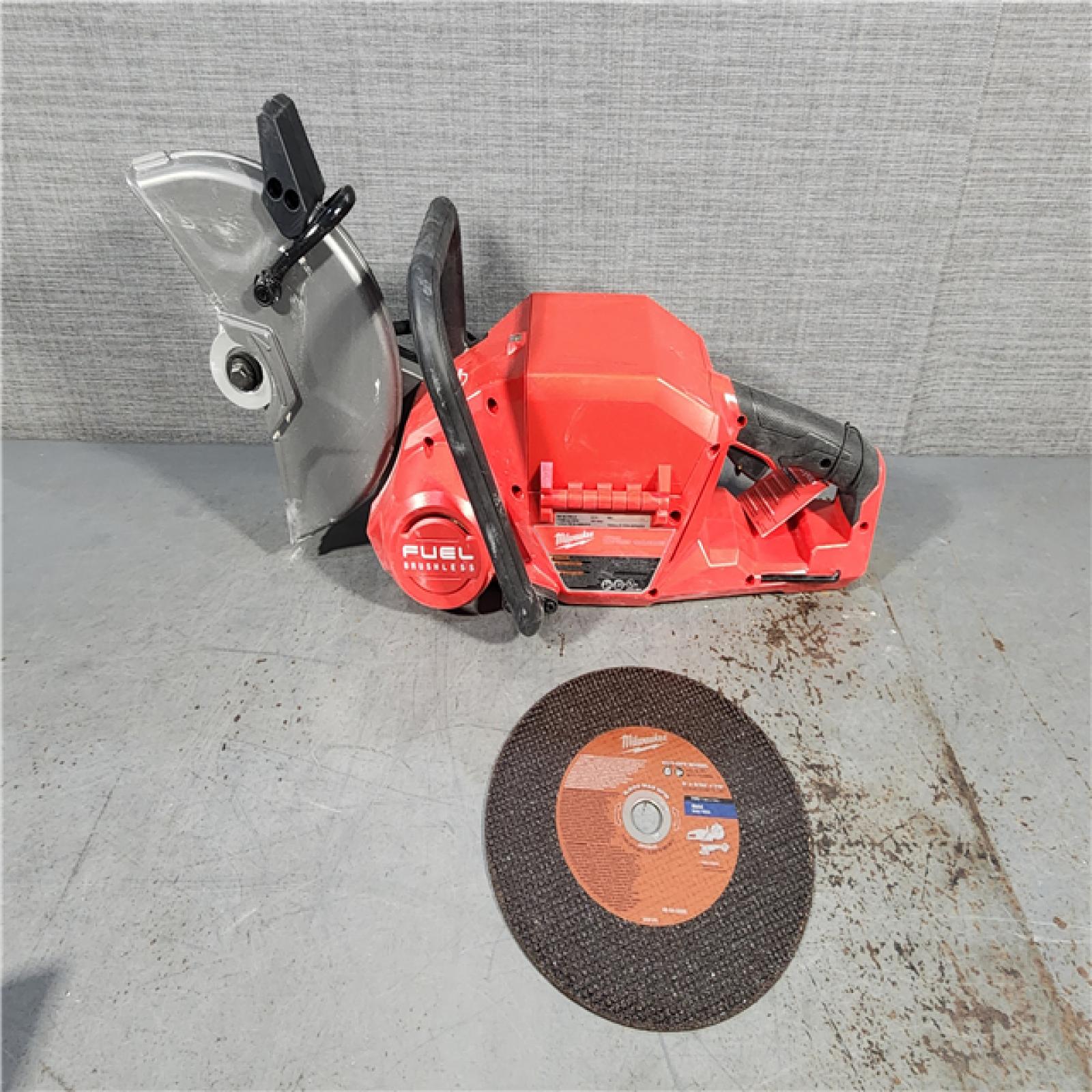 HOUSTON LOCATION - AS-IS Milwaukee M18 FUEL 9 Cut-Off Saw with ONE-KEY Bare Tool