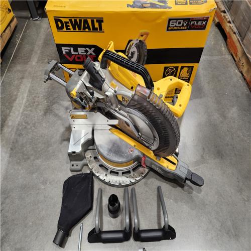 AS-IS DEWALT 60V MAX Lithium-Ion 12 in. Brushless Cordless Sliding Miter Saw (Tool Only)