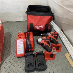 Houston location AS-IS Milwaukee Electric Tools 2691-22 MILWAUKEE M18 COMBO KITS LIKE NEW