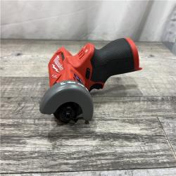 AS-IS MILWAUKEE M12 FUEL 12V Lithium-Ion Brushless Cordless 3 in. Cut Off Saw (Tool-Only)