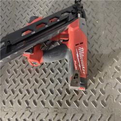 Houston location AS-IS Milwaukee 2841-20 18V Cordless Gen II 16 Gauge Angled Finish Nailer (Tool Only)