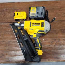 AS-IS DeWalt 20V MAX Brushless Cordless 2-Speed 30° Paper Collated Framing Nailer Kit