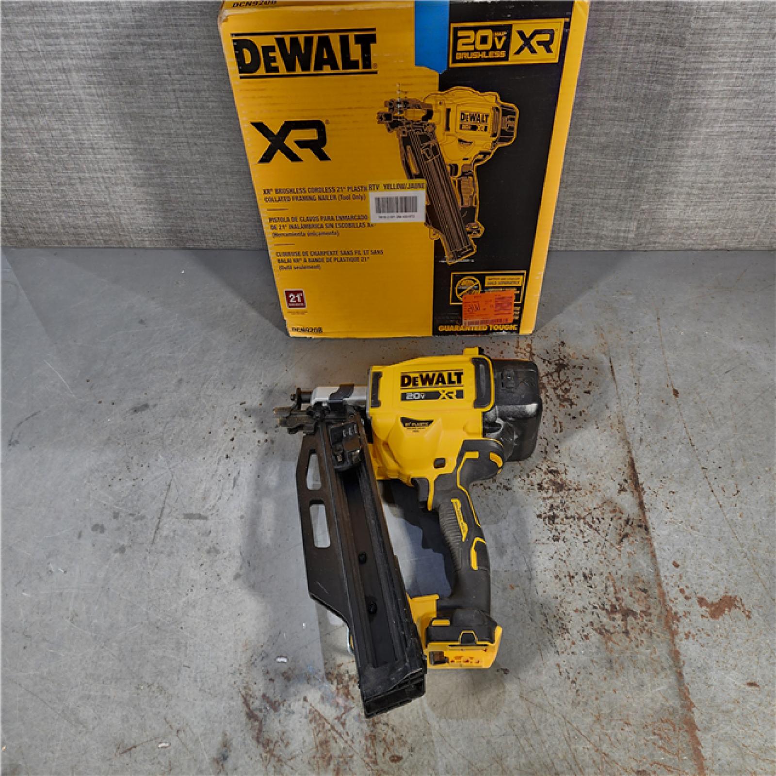 HOUSTON LOCATION - AS-IS DEWALT 20-Volt 21Â° Cordless Framing Nailer (Tool-Only)