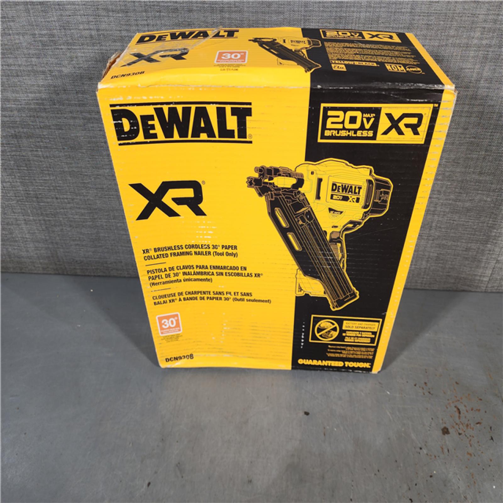 HOUSTON LOCATION - AS-IS DEWALT 20-Volt 30Â° Cordless Framing Nailer (Tool-Only)