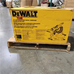 Dallas Location - As-Is DEWALT 12-in 15-Amp Dual Bevel Sliding Compound Corded Miter Saw