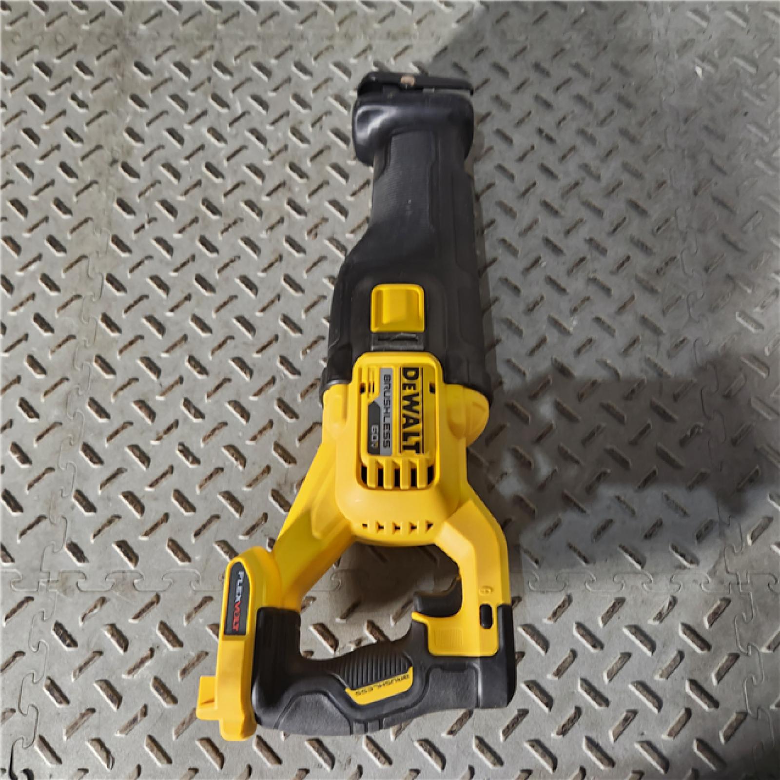 Houston location AS-IS DeWalt DCS389B FLEXVOLT 60V MAX Cordless Brushless Reciprocating Saw (Tool-Only)