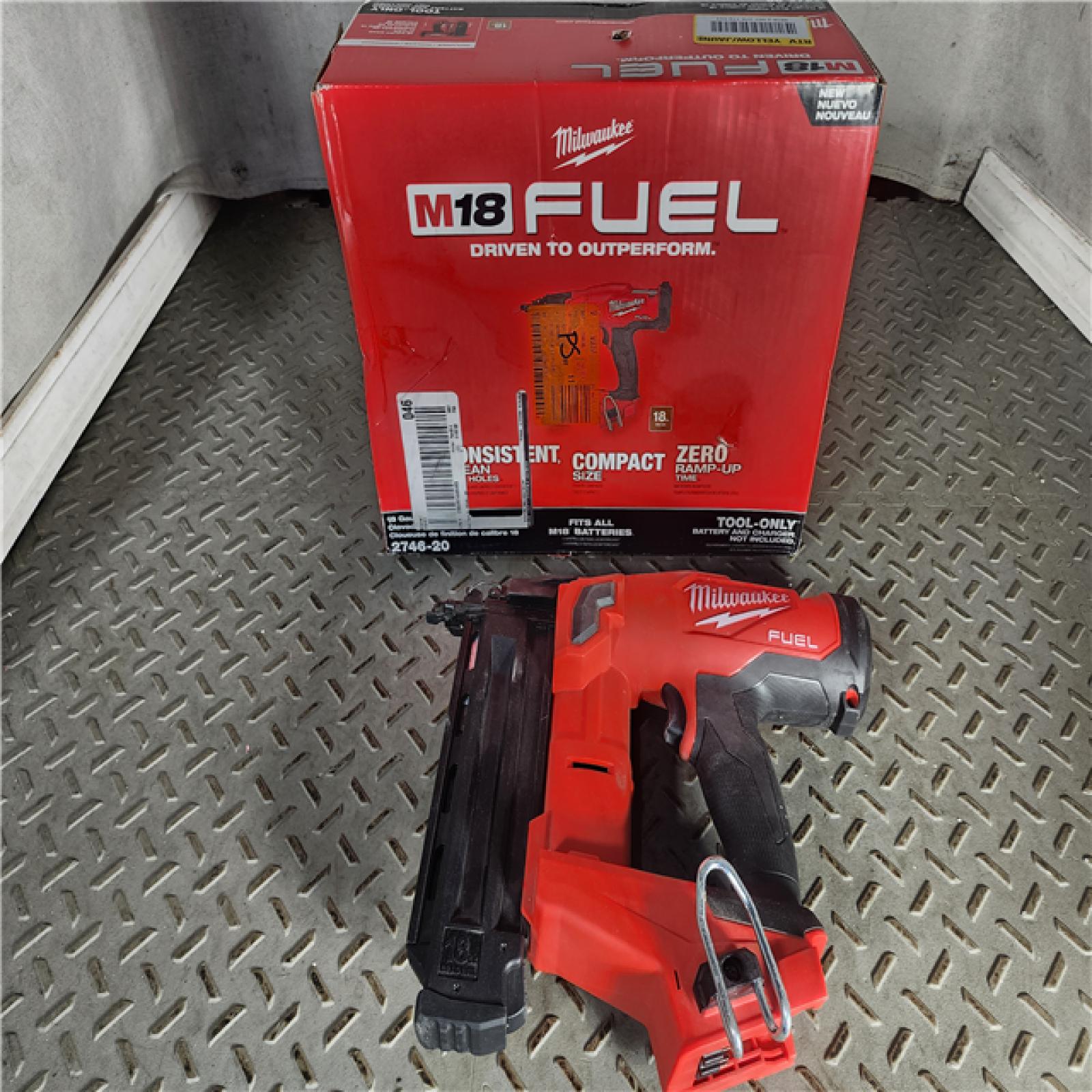 HOUSTON LOCATION - AS-IS Milwaukee M18 Fuel 18V Brushless 18-Gauge Brad Nailer 2746-20 (Bare Tool)