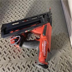 Houston location AS-IS Milwaukee 2839-20 M18 FUEL 15 Ga. 18 Volt Brushless Angled Finish Nailer