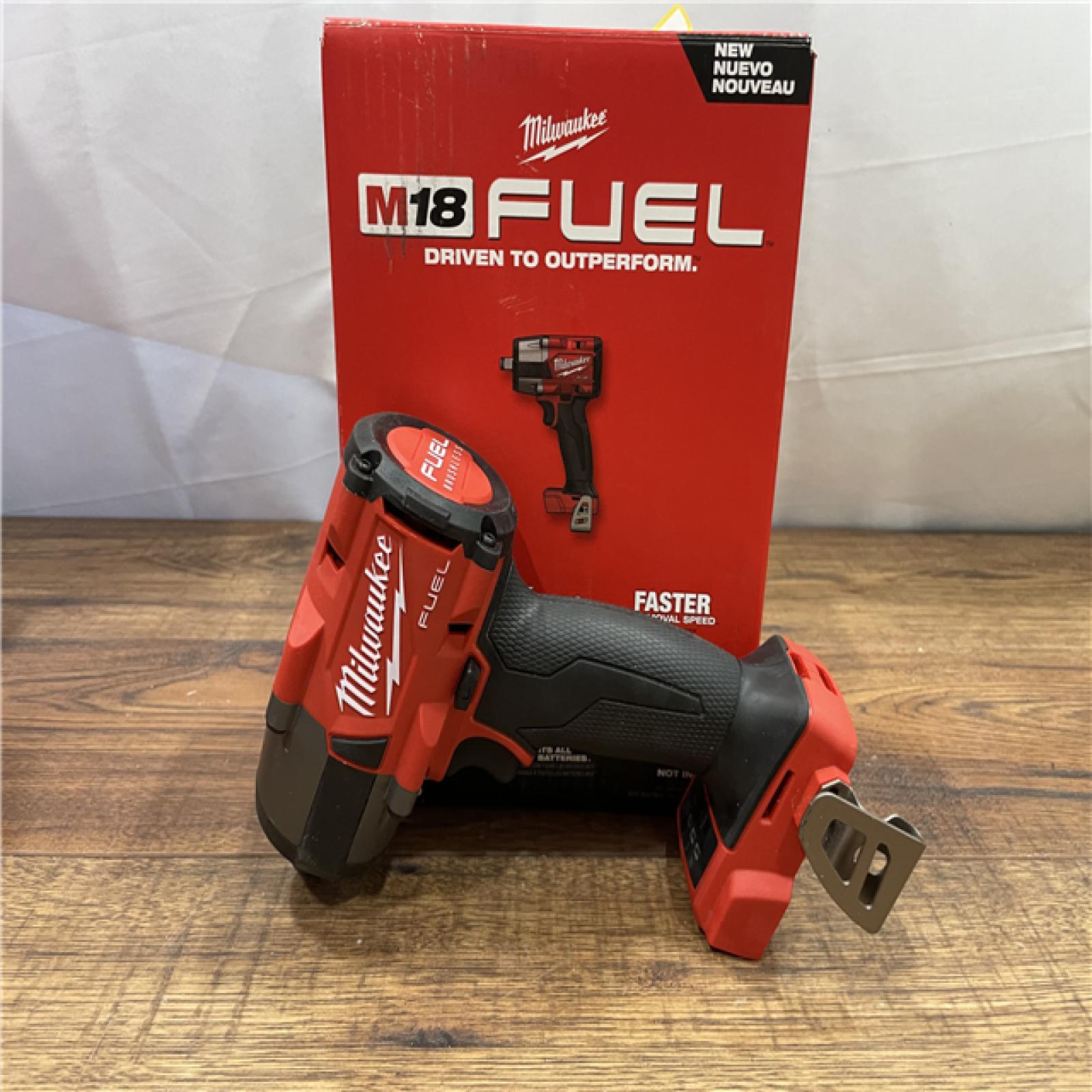 AS-IS MILWAUKEE M18 FUEL Gen-2 18V Lithium-Ion Brushless Cordless Mid Torque 1/2 in. Impact Wrench W/Friction Ring (Tool-Only)