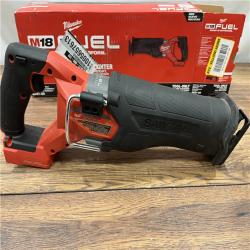 AS IS Milwaukee M18 Fuel Sawzall Brushless Cordless Reciprocating Saw - No Charger, No Battery, Bare Tool Only