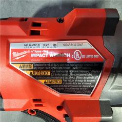 HOUSTON LOCATION - AS-IS (APPEARS LIKE NEW) Milwaukee M18 FUEL 18V Lithium-Ion Brushless Cordless 1/2 in. Impact Wrench with Friction Ring (Tool-Only)