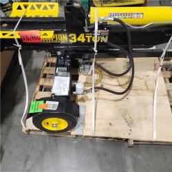 Dallas Location - As-Is Champion Power Equipment 34 Ton 338 cc Gas Powered Hydraulic Wood Log Splitter