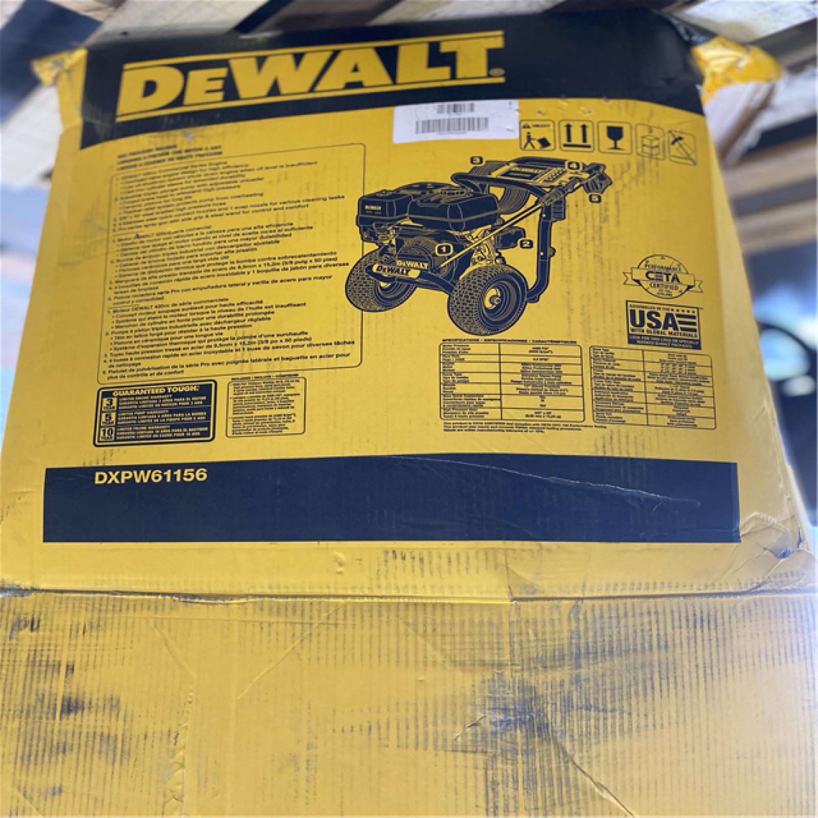 DALLAS LOCATION - DEWALT 4400 PSI 4.0 GPM Cold Water Gas Pressure Washer with HONDA GX390 Engine