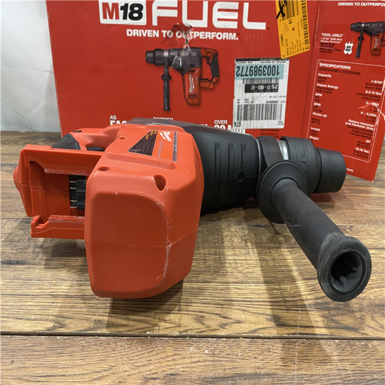 AS IS M18 FUEL 18V Lithium-Ion Brushless Cordless 1-9/16 in. SDS-Max Rotary Hammer (Tool-Only)