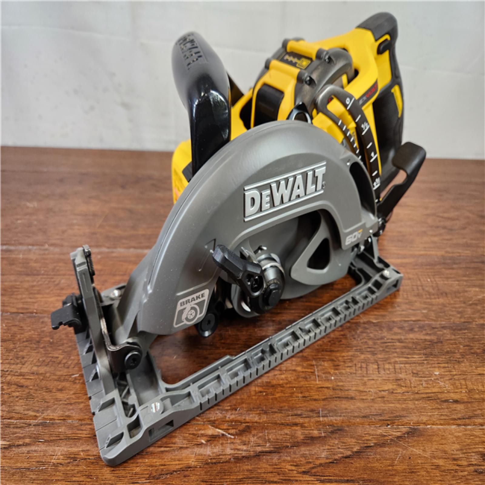 AS-IS DEWALT 60V MAX Brushless Cordless 7-1/4 Wormdrive Style