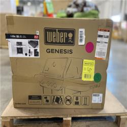 DALLAS LOCATION - Weber Genesis E-325s 3-Burner Liquid Propane Gas Grill in Black with Built-In Thermometer