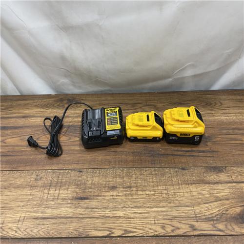 AS-IS DEWALT 20V MAX Lithium-Ion 6.0Ah and 4.0Ah Battery and Charger Starter Kit