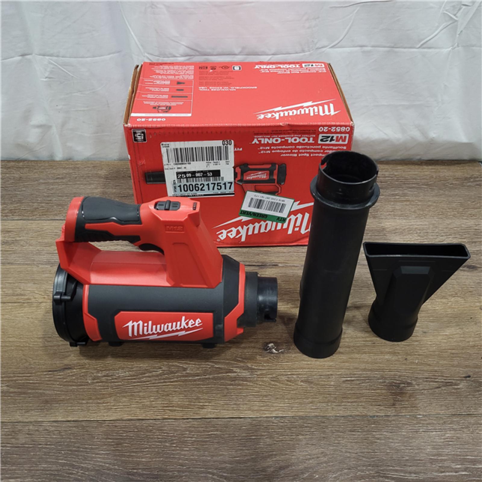 AS-IS Milwaukee Cordless Compact Spot Blower (Tool-Only)