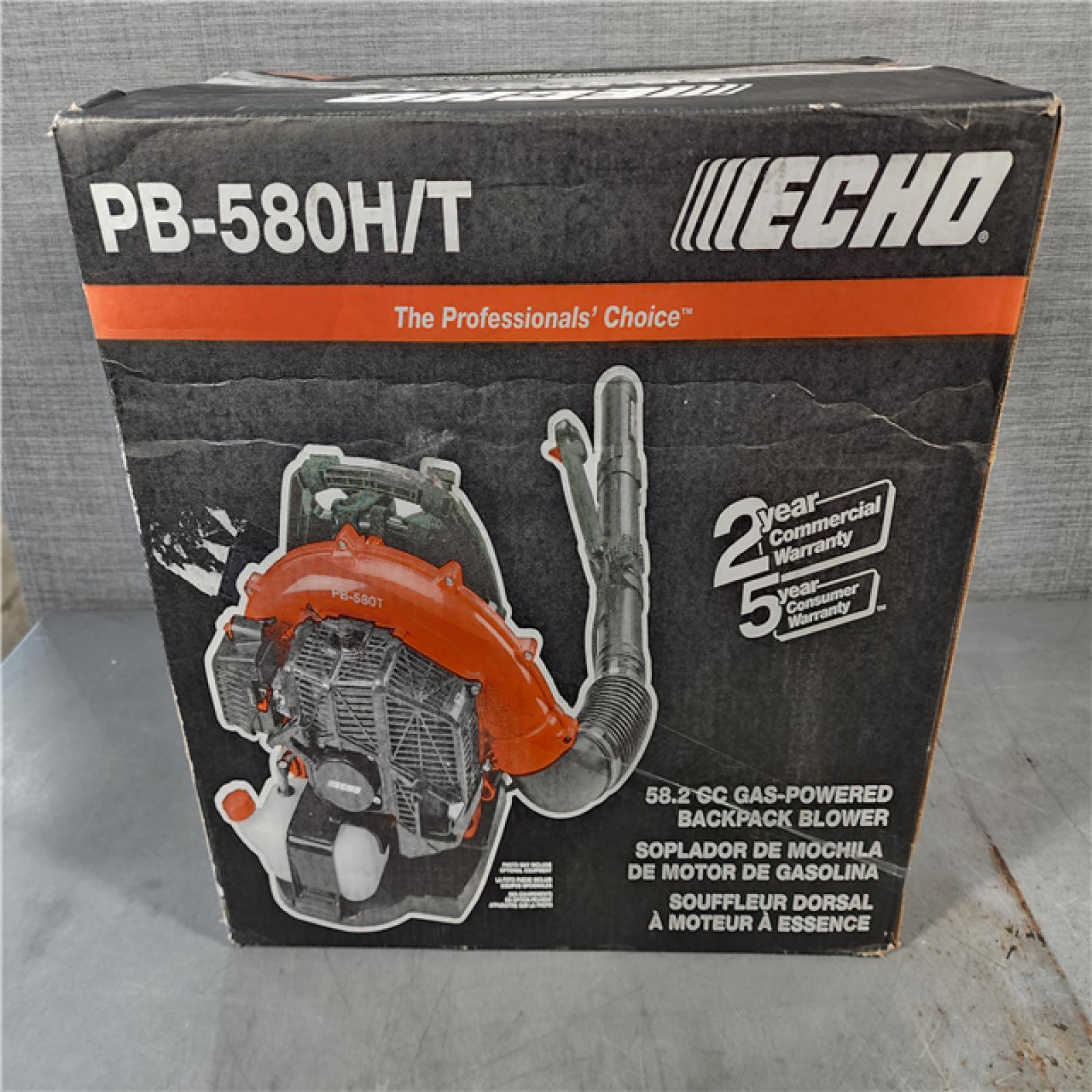 HOUSTON LOCATION - AS-IS ECHO 216 MPH 517 CFM 58.2cc Gas 2-Stroke Backpack Leaf Blower with Tube Throttle