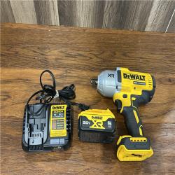 AS-IS DEWALT20V MAX Lithium-Ion Cordless 1/2 in. Impact Wrench Kit