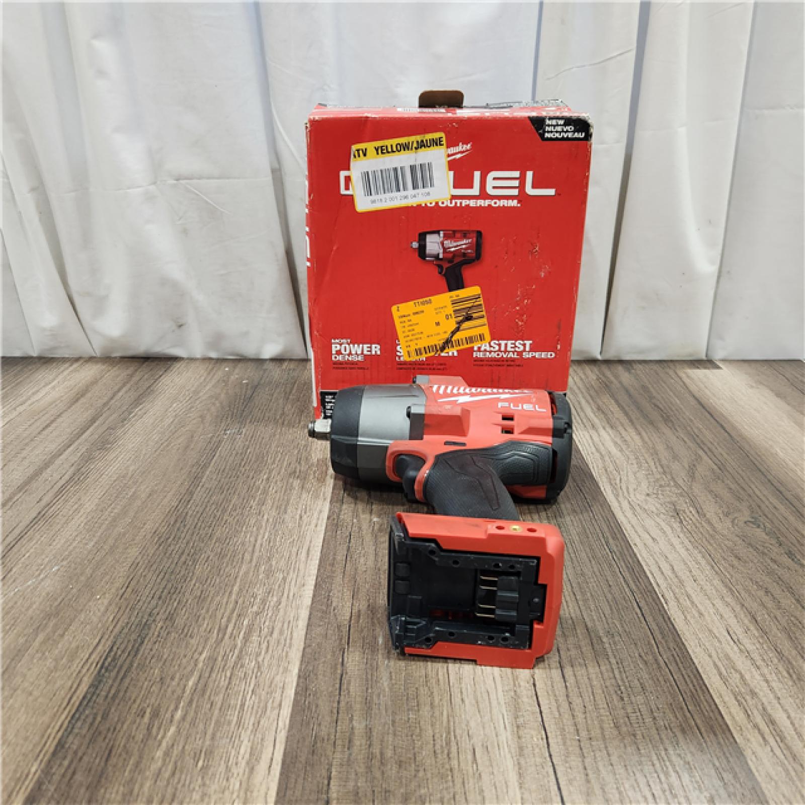 AS IS Milwaukee M18 FUEL 18V Lithium-Ion Brushless Cordless 1/2 in. Impact Wrench with Friction Ring (Tool-Only)